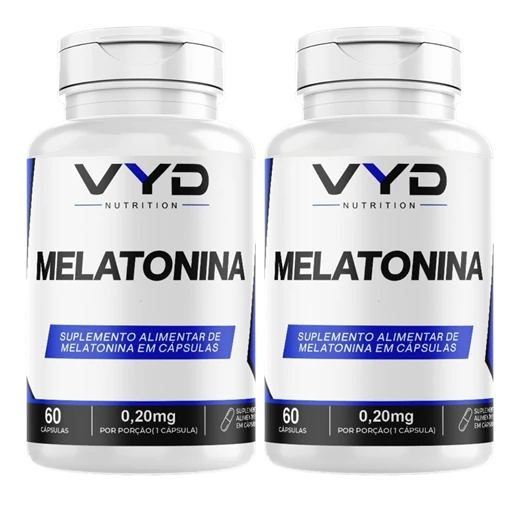 Kit com 2 potes de Melatonina